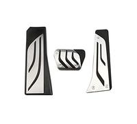 Cubierta Pedal Coche Para Para M Serie 5 F10 F11 523i 528i 530i 535i 550i AT Placas Pedales Automóvil Pastillas Cubierta Freno Pedales Automóvil Coche cubrepedales