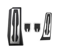 Cubierta Pedal Coche Para Para Serie 5 Para G30 G31 2017 2018 LHD Pedales Freno Acelerador Automóvil Cubierta Acero Inoxidable Pedales Descanso Coche cubrepedales(MT WITH REST PEDAL)
