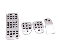 Cubierta Pedal Coche para Peugeot 207 301 307 208 2008 308 408 Reposapiés de Gas para automóvil Placa de Almohadilla de Pedal modificada Pedal Covers(MT)