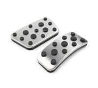 Cubierta Pedal Coche para Toyota GR para Corolla 2022 2023 Acelerador Freno Acero Inoxidable Sin perforación Reposapiés Cubierta Pedales de Coche Pedal Covers(2 Pieces)
