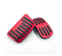 Cubierta Pedal Coche Para Toyota Para Corolla Para E210 2019 2020 2021~2024 Pedales freno gas para automóvil híbrido Cubierta pedal reposapiés Coche cubrepedales(AT 2pc Red)