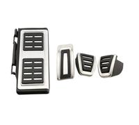 Cubierta Pedal Freno Gas Para VW Para Tiguan MK2 Para Allspace 2017 2018 2019 2020 2021 Pedales Freno Gas Almohadillas Reposapiés Carmilla AT MT(MT With Rest)