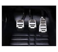 Cubierta Pedal Pedales Deportivos Antideslizantes para Coche Kit De Serie Manual Cubierta De Pastillas De Freno para V50 S60 S40 C30 para XC70 XC60 para S80 V40 para XC90 XC40 Pedales(Silver)