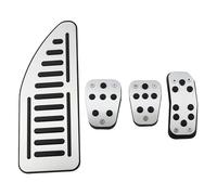 Cubierta Pedal Vehículo Para Puma 19-23 Para Ecosport Para Fiesta MK8 13-23 Pedales Coche Cubierta Protectora Pedal Freno Y Acelerador Aleación Aluminio Coche Pedals(MT WITH REST PEDAL)