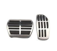 Cubierta Pedales Coche Para Duster Para Scenic 3 Para Talisman Para Koleos Para Samsung QM6 2017-2022 MT AT Pedal Freno Combustible Reposapiés Foot Rest Pedal Cubierta(AT Without Rest)