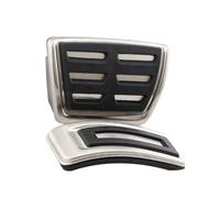 Cubierta Pedales Coche Para Skoda Para Octavia III 5E 2012-2020 AT/MT Cubierta Pedal Embrague Acelerador Freno Foot Rest Pedal Cubierta(AT Without Rest)