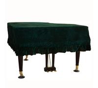 Cubierta Piano Vertical, Triangular Impermeable a Prueba de Humedad antiestática y antiestática a Prueba Polvo Protectora Lavable Borde Suave Terciopelo hogar 240cm (230-240(90-94in),Green)