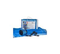 Fun & Go 81034 Malla para Piscina Leaf Pool Cover, Multicolor, 4x8 m