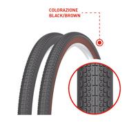 Cubierta plegable de bicicleta de gravel FLINTRIDGE 700X45 GCT DTC TUBELESS READ