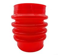 Cubierta plegable diseñada para proteger el equipo de compactación de los desechos y la exposición ambiental (rojo)