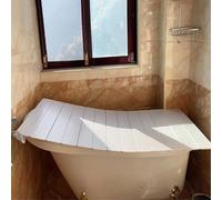 Cubierta plegable impermeable para bañera, de PVC, a prueba de polvo, bandeja de baño aislada para el hogar, spa, 150 x 70 cm, 170 x 75 cm, 170 x 80 cm, 180 x 80 cm, accesorios de baño (170 x 75 cm)