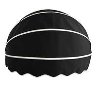 Cubierta plegable impermeable para puerta de aluminio resistente a los rayos UV para todas las estaciones, 100 cm, color negro, para refugios al aire libre, lona protectora
