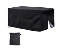 Cubierta plegable para carrito de jardín con tela Oxford 420D para protección completa impermeable y contra el polvo (negro)