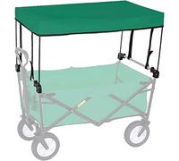Cubierta plegable para carro, accesorios portátiles para carrito con empuje manual plegable para uso en jardín al aire libre, toldo incluido
