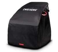 Cubierta plegable para remolque de bicicleta ZWEIBERG universal e impermeable con protección UV, SmartPack, EasyRemoval, by Dornberg