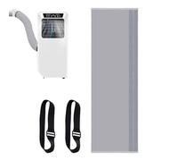 Cubierta portátil para manguera de CA, funda de ventilación para conducto de manguera de CA, lavable, reducción de calor, reutilizable, accesorios de ventilación para hotel, dormitorio, ventana