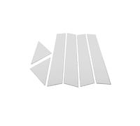 cubierta poste pilar central Compatible Con Chrysler 300 C 2005 2006 2007 2008 2009 2010 6 Piezas Postes Pilar Ventana Coche Cubierta Pegatina Exterior Accesorios Moldura(Silver)