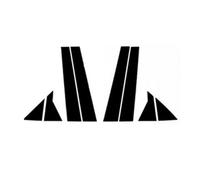 cubierta poste pilar central Compatible Con Hyundai Para I35 Para Elantra 2011-2016 Postes Pilar Coche Decoración Negro Piano Brillante Molduras Puerta Ventana Pegatinas