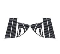 cubierta poste pilar central Compatible Con Nissan Para Juke 2011-2017 10 Piezas Fibra Carbono Para Postes Puerta Ventana Coche Molduras Columna BC Pegatinas Exteriores