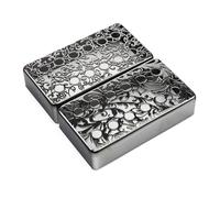 Cubierta profesional para cuello de guitarra, carcasa de metal, cubierta humbucker para mejorar el sonido, textura de latón, diseño de flores