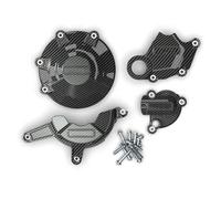 Cubierta Protección Embrague Motor Protector De La Tapa del Motor Motocicleta para Ducati 848 para EVO 848EVO 2008-2013 Embrague Alternador Pulso Ventana Motocicleta(Conjunto 2)