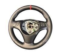 Cubierta Protector Volante para M3 E90 E91 E92 E93 E87 E81 E82 E88 X1 E84 Cubierta Trenzada Antideslizante para Volante De Coche(Orange Thread)