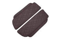 Cubierta protectora 2 Cubiertas Para Reposabrazos Central De Coche Accesorio Estilo Para B&MW X5X6 F15/F16 2014-2018(Brown)