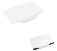 Cubierta protectora a prueba de polvo con mecanismo de ajuste a presión para Nintendo para juegos y reloj, dispositivo de juego portátil de seguridad (blanco)