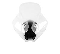 Cubierta Protectora Alerón Doble Burbuja Para Parabrisas Motocicletas, Carenado Para Y&amaha Para NMAX155 2025(Transparen 65CM)