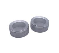 Cubierta Protectora Anillo Perilla Ajuste Para Seat Para Ibiza Para Arona | accesorios interior coche Anillo Aire Acondicionado Consola Central(Plata)