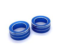 Cubierta Protectora Anillo Perilla Ajuste Para Seat Para Ibiza Para Arona | Anillo Aire Acondicionado Consola Central(AZUL)