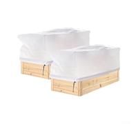 Cubierta protectora antiheladas de tela no tejida, cubierta rectangular para plantas para insectos y niños, 100 x 40 x 45 cm (4)