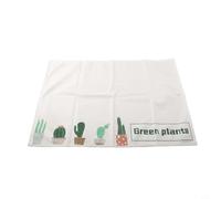 Cubierta protectora antipolvo para radiadores verticales, material de felpa suave con estampado floral artístico, mantiene las unidades de calefacción limpias y visualmente atractivas (60 cm)