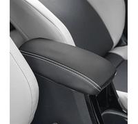 Cubierta Protectora Caja Reposabrazos Control Central Coche Para Corolla Para Cross XG10 2021-2023 Almohadilla Del De Cuero Híbrido(White line)