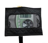 Cubierta protectora con ventana frontal transparente para temporizador de riego de manguera, diseñada para seguridad del temporizador de grifo de manguera al aire libre