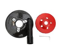 Cubierta protectora contra el polvo para amoladora, cubierta protectora duradera de policarbonato a prueba de polvo para accesorios de amoladora angular con muela abrasiva de 125