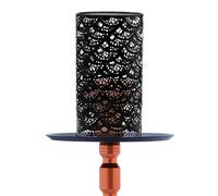 Cubierta protectora contra el viento para cachimba, pantalla de jaula de carbón, accesorios para shisha, sistema de gestión del calor, cubierta de viento de metal carbón, accesorios de cachimba,