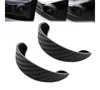 Cubierta Protectora contra la Lluvia para cámara de visión Trasera（2pcs） | Self-Adhesive Backup Camera Rain Hood Cover With Curved Canopy, Waterproof Backup Camera Cover, For Vehicle Truck Sedan RV