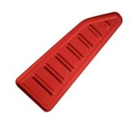 Cubierta Protectora De Acero Inoxidable Para Pedal Freno Gas Coche Carmilla AT Para Fiat 500X 500 X 2014-2021 Funda Pedales Coche Funda(1Pcs Red Rest)