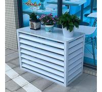 Cubierta protectora de aluminio de alta calidad para unidades de aire acondicionado y bombas de calor, parrilla de condensador duradera para sistemas de aire acondicionado central, resistente a la