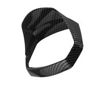 Cubierta protectora de aluminio para faro delantero de motocicleta, compatible con VESPA Sprint150 2019-2024, accesorios Cubierta de protectora de la Faros(Carbon)