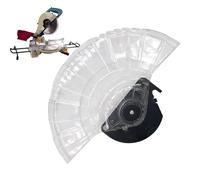 Cubierta protectora de amoladora angular | Cubierta de polvo de esquina | Accesorios de sierra de aluminio transparente de 10 pulgadas para carpintería de madera de artesanía de madera renovación