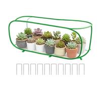 Cubierta Protectora de Bancal Jardín,Jaula De Cultivo 119 x 60 x 60 cm Con 10 Estacas,Cubre Plantas Contra Animales - para Jardín, Balcón, Patio, Exterior, Plántulas, Frutas, Hileras de Verduras, Plan
