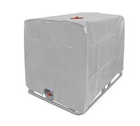 Cubierta protectora de contenedor de IBC Tank de agua de lluvia impermeable a prueba de polvo 1000L Cubierta de agua de de lluvia impermeable gris