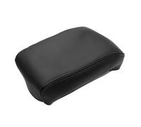 Cubierta Protectora De Cuero Microfibra Para La Consola Central Del Interior Coche Reposabrazos Embellecedor Para Q3 2013-2018(Negro)