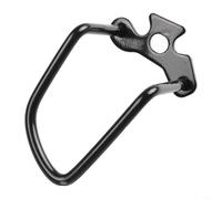 Cubierta protectora de desviador trasero para bicicletas, construcción de acero, soporta la función de engranaje consistente en carretera de montaña y marcos de bicicleta plegables (tamaños grandes)