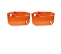 Cubierta Protectora de Disco de Freno Compatible con XC XC-W XCF SX SXF EXC EXCF TPI Six Day 125 250 300 350 450 500 Juntas de Cilindro Maestro de Embrague de Freno Delantero.(2pcs Orange)