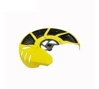 Cubierta Protectora De Disco Freno Trasero Motocic Compatible Con Honda CR125R CRF250R CRF450R Motocross. Cubierta De Disco Delantero 20 Mm, Plato Protección Freno, Kit Montaje Aluminio(Yellow)