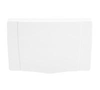 Cubierta Protectora de Enchufe Blanco de Plástico, Doble Ranura | Instalación Rápida, Protección contra Polvo Duradera, para Hogares y Lavanderías, Uso Dos Tomas