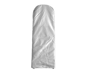 Cubierta protectora de escalera plegable, Cubierta para proteger la escalera impermeable Anti-UV A prueba de polvo Tejido de poliéster con cordón para escalera plegable, Escaleras de mano(Silver,50x12